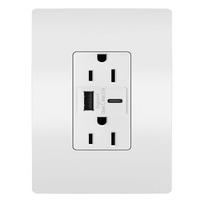 RADIANT 3.1 HYB A/C USB+15A DUP W