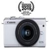 Canon EOS M200 EF-M 15-45mm is STM Kit (White) (Renewed) view 1