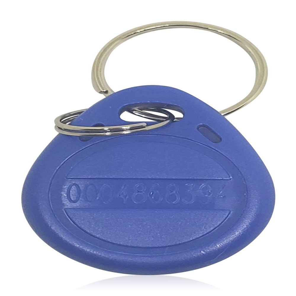 100 pcs 26 Bit EM Blue Proximity Key Fobs Weigand ONLY Compatible with EM Format Readers.