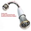SCS Enterprises Total Invisible Super Wide 940nM IR Light Bulb Lamp (6 High Power LED illuminators) 20ft Range, 160 deg, 120VAC view 4