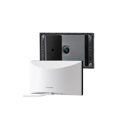 Panasonic HomeHawk Window Home Monitoring Camera for Outdoor Monitoring, Mounts to Inside Window, Color Night Vision, Wide Angle, 24/7 Full HD Recording, Person Detection, Alexa Compatible KX-HNC500
