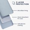 kwmobile TPU Silicone Case Compatible with Apple iPod Touch 6G / 7G (6th and 7th Generation) - Case Soft Flexible Protective Cover - Light Blue Matte view 2