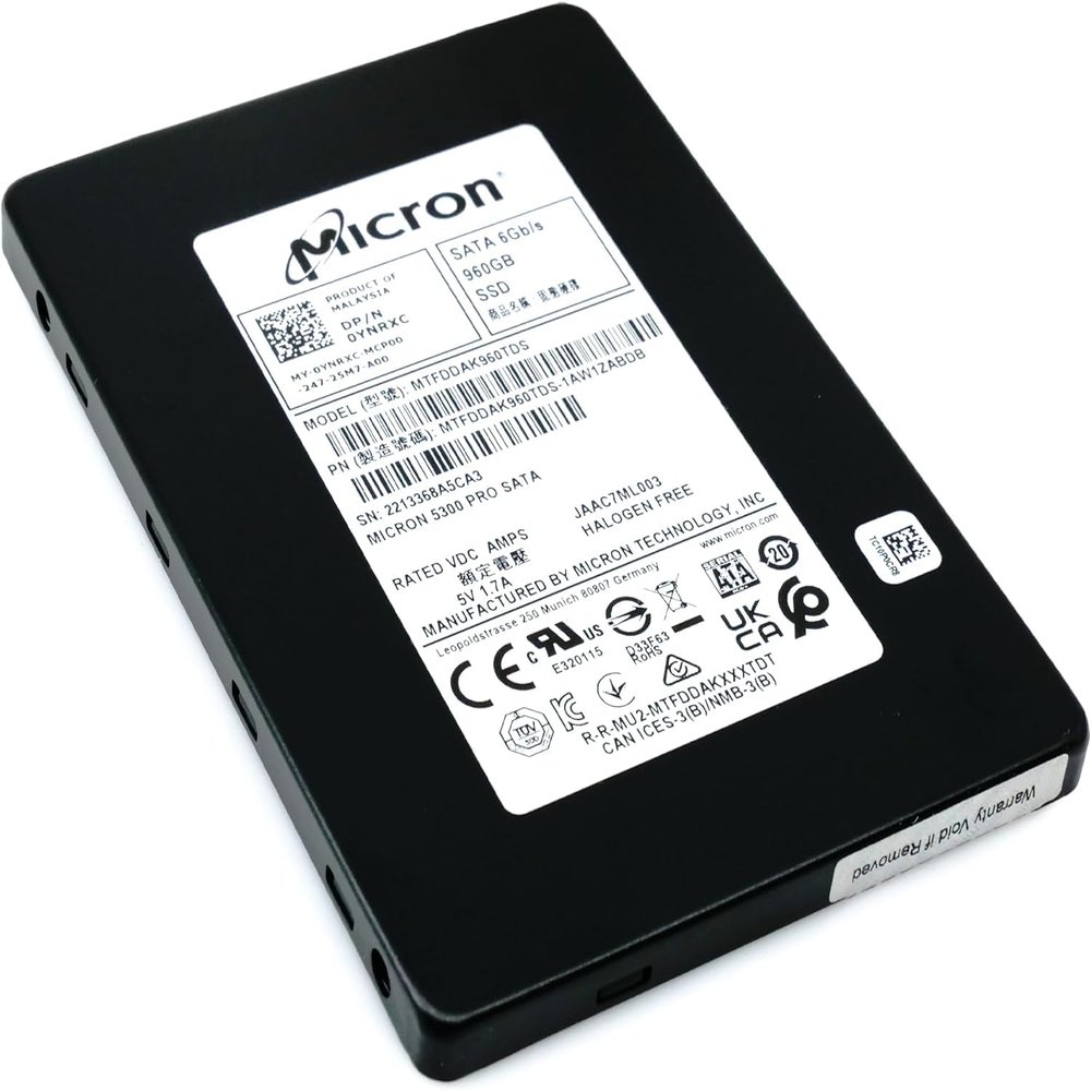 Crucial MTFDDAK960TDS-1AW1ZABYY 5300 PRO 960GB 2.5-INCH 7MM SATA SSD
