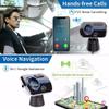 Bluetooth FM Transmitter for Car, Handsfree Wireless Bluetooth 5.0 1.2 Inch LCD MP3 Player USB Fast Charge 3.0 Car Accessories Auto FM Modulator with Atmosphere Light view 2