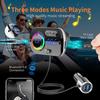 Bluetooth FM Transmitter for Car, Handsfree Wireless Bluetooth 5.0 1.2 Inch LCD MP3 Player USB Fast Charge 3.0 Car Accessories Auto FM Modulator with Atmosphere Light view 3
