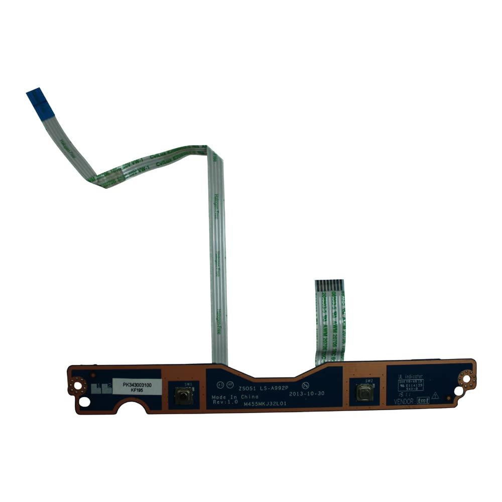 Power4Laptops Replacement Laptop Left Right Key Touchpad Mouse Button Board with Cable Compatible with HP Home 15-r226nf