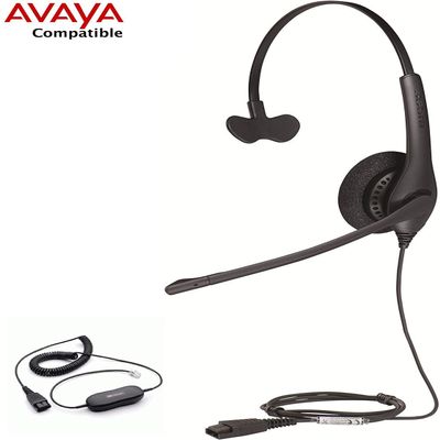 Avaya Compatible Biz 1500 Mono Noise Canceling Headset Bundle Avaya 1600, 9600 Phones: 1608 1616 9601 9608 9610 9611 9611G 9620 9620C 9620L 9621 9630 9640 9640G 9641 9650 9650C 9670