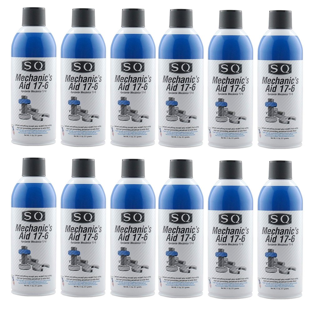 SQ Penetrating Catalyst Oil 17-6 Mechanic's Aid, 12 Pack, 11 Oz per can