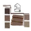 KOECKRITZ 9"x27" Dog Assist Carpet Stair Tread Set of 13 | Economical Solutions Simplistic Woven Loop/Berber People & Pet Friendly (Catalina Woods) view 2