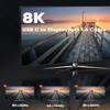 CableCreation 8K USB C to DisplayPort Adapter, 40G Type C to Display Port,USB-C to DP 1.4 [8K@60Hz, 4K@144Hz] HDR, Thunderbolt 4/3 Compatible with Valve Index, MacBook, iPhone 15, XPS, Oculus Rift S view 2