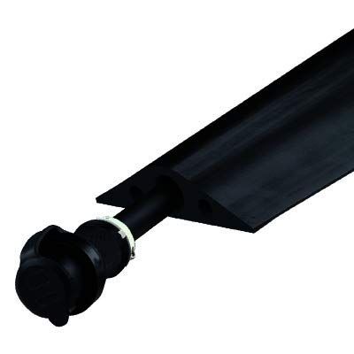 Cable PROTECTOR-BLK-5FT L 2.95LB/FT1-3/8" H x 6" W x 5' L Style H