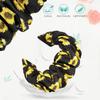 200Pcs Compatible for 3Plus Callie Band, Blueshaw Fabric Elastic Scrunchie Elastic Watch Band Women Cute Replacement Straps for 3Plus Callie Hybrid SmartWatch (Sunflower Yellow) view 4