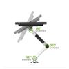 35"-55" Heavy Duty Gas Spring Full Motion Flexible LCD LED Monitor TV Wall Mount Bracket Loading 9-16kgs GST112W-300 view 3