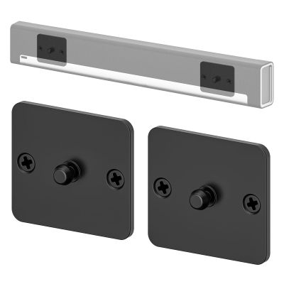 notiela Upgrade Wall Mount for Sonos Playbar Mount Bracket Easy to Install Fit for Sonos Playbar Wall Mount Under TV Mounting Bracket for Space Saving