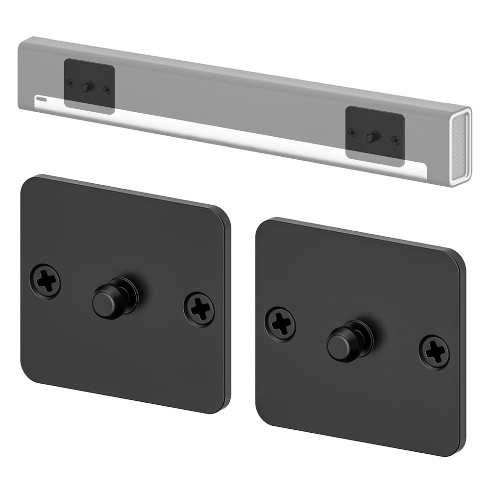notiela Upgrade Wall Mount for Sonos Playbar Mount Bracket Easy to Install Fit for Sonos Playbar Wall Mount Under TV Mounting Bracket for Space Saving