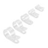 100 x Natural/White Nylon 3/4'' P Clips for Conduit, Cable, Tubing & Sleeving view 1