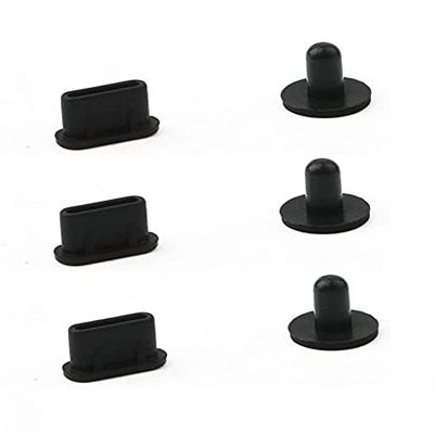 3Sets Dust Plug for Sony Walkman NW-A100 A105 A105HN A106 A106HN A100TPS 3.5MM Type C Jack (Pack of 3)