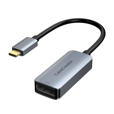 CableCreation 8K USB C to DisplayPort Adapter, 40G Type C to Display Port,USB-C to DP 1.4 [8K@60Hz, 4K@144Hz] HDR, Thunderbolt 4/3 Compatible with Valve Index, MacBook, iPhone 15, XPS, Oculus Rift S