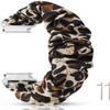 200Pcs Compatible for 3Plus Callie Band, Blueshaw Fabric Elastic Scrunchie Elastic Watch Band Women Cute Replacement Straps for 3Plus Callie Hybrid SmartWatch (Leopard Print) view 3