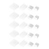 20PCS Aluminum Heat Sink for 2 3 4 3B+ 4B CPU Cooler with Adhesive Back view 1