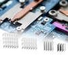 20PCS Aluminum Heat Sink for 2 3 4 3B+ 4B CPU Cooler with Adhesive Back view 3