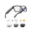 OhO Smart Glasses,Polarized Sunglasses with Bluetooth Speaker,Athletic/Outdoor UV Protection and Voice Control,Unisex(Transitional Blue Light Lens)