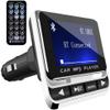 Bluetooth FM Transmitter for Car, Wireless Car Radio Adapter, Handsfree Auto Kit with Remote Control, MP3 Music Player Support USB Charger Siri Google Assistant U Disk/TF Card/Aux view 1