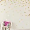 Gold Wall Decal Dots, Sundecor Metallic Vinyl Polka Dot Decor Cute Fun Removable Round Circle Art Glitter Stickers Gold Round Polka Posh Dot Decor for Room, Mirrors, and Doors (Gold, 2" x 200pcs) view 1