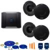 CreativeAudio Alpine Type-R Bundle 2-Pairs R-S65.2 6.5" Coax Speakers with R-A60F 600W 4-Ch Amp and Wiring view 1