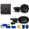 CreativeAudio Alpine 1-Pair S-S50 5.25" Coax Speakers and 1-Pair S-S69C 6x9 Component Speakers with S-A32F 320W 4-Ch Amp and Wiring view 1