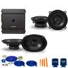 CreativeAudio Alpine 1-Pair S-S50 5.25" Coax Speakers and 1-Pair S-S69 6x9 Coax Speakers with S-A32F 320W 4-Ch Amp and Wiring view 1