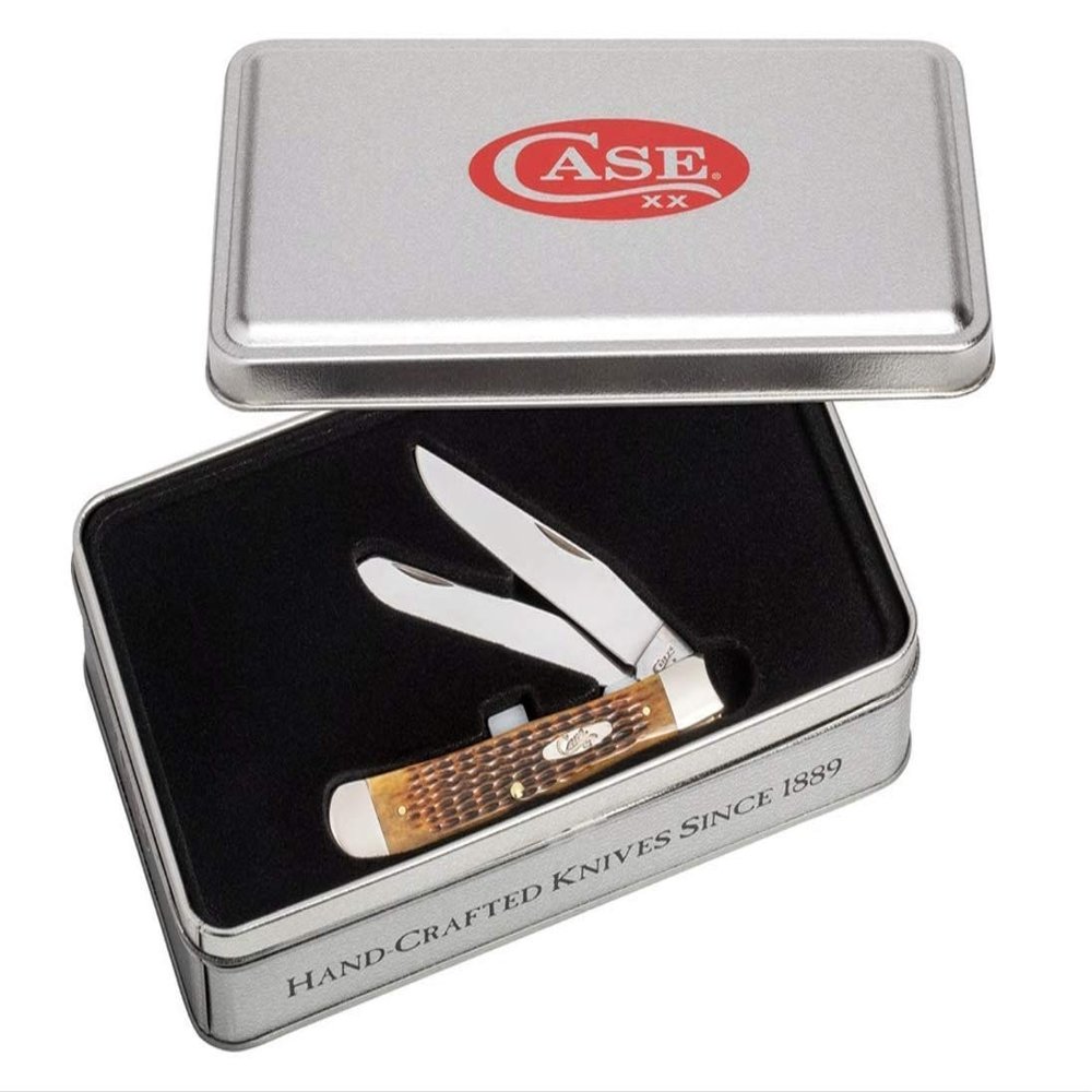 Case Cutlery 27899 Trapper Antique Jig Bone
