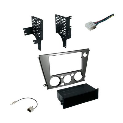 American International Single or Double DIN Radio Dash Kit for 2005-2009 Subaru Legacy & Outback with Antenna Adapter & Wiring Harness