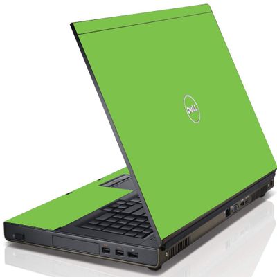 LidStyles Vinyl Protection Skin Kit Decal Sticker Compatible with Dell Precision M6800 (Green)