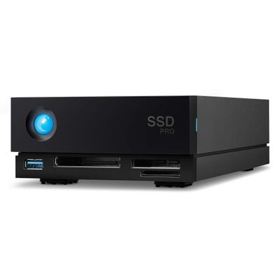 LaCie 1big Dock 2TB External Solid State Drive Desktop SSD  Thunderbolt 3 FireCuda NVMe SSD up to 2800 MB/s for Mac and PC Desktop, Data Recovery (STHW2000800)