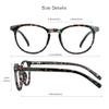 Blue Light Blocking Glasses, 2 Pairs Computer Glasses for Anti EyestrainStylish Oval Frame, Anti Glare (Red Floral + Black, No Magnification) view 3
