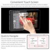 FEELWORLD LUT7S 7 Inch 2200nit Ultra Bright SDI Touch Screen DSLR Camera Field Monitor with 3D Lut Waveform Vectorscope Automatic Light Sensor HD 1920x1200 3G SDI 4K HDMI Input 8.4V DC Output Tilt Arm view 3