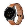Anrir Compatible for Garmin Vivoactive 4S Watch Band, 18mm Stainless Steel, Black Leather, Woven Nylon for Garmin Vivomove 3S 39mm, Fossil Q Venture Gen 4 HR/Gen 3 Smart Watch - 3 Pack view 2