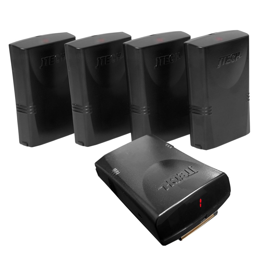 JTECH Rugged Church Nursery Pagers - Spring Clip -5 Pack