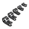 100 x Black Nylon 3/8'' P Clips for Conduit, Cable, Tubing & Sleeving view 1