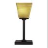 Toltec Lighting Luna 1 Light Table Lamp in Dark Granite (54-DG-670) view 1