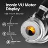 Meters OV-1-B-C Over-Ear Wireless Headphones with Active Noise Cancellation - Studio-Quality Sound with 16-Hour Playback & VU Display - Bluetooth 5.0, App-Controlled, 40mm Drivers (Black) view 4