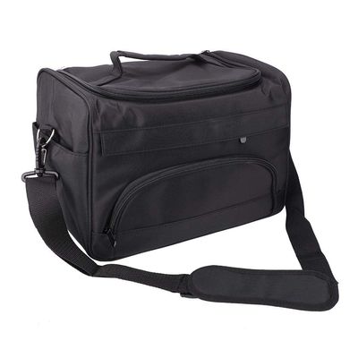 Barber Tool Carrying Bag, Professional Hairdressing Tools Bag, Salon Barber Handbag, Portable Scissors Comb Holder Hairstyling Case Travel Luggage Pouch Black