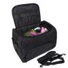 Barber Tool Carrying Bag, Professional Hairdressing Tools Bag, Salon Barber Handbag, Portable Scissors Comb Holder Hairstyling Case Travel Luggage Pouch Black view 2