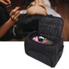 Barber Tool Carrying Bag, Professional Hairdressing Tools Bag, Salon Barber Handbag, Portable Scissors Comb Holder Hairstyling Case Travel Luggage Pouch Black view 3