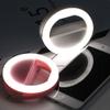 IZZA Selfie Light - LED Ring Light for iPhone - Portable Cell Phone Ring Light for Android Smartphone - Mini Cellphone Camera Photo Ringlight with Clip - Rechargeable Halo Circle Makeup Light (White) view 2
