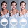 IZZA Selfie Light - LED Ring Light for iPhone - Portable Cell Phone Ring Light for Android Smartphone - Mini Cellphone Camera Photo Ringlight with Clip - Rechargeable Halo Circle Makeup Light (White) view 4