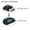 Ankey Display Port to VGA Adapter,4 Pack Gold-Plated DisplayPort DP to VGA Converter (Male to Female) for Computer, Desktop, Laptop, PC, Monitor, Projector, HDTV view 2