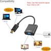 Ankey Display Port to VGA Adapter,4 Pack Gold-Plated DisplayPort DP to VGA Converter (Male to Female) for Computer, Desktop, Laptop, PC, Monitor, Projector, HDTV view 4
