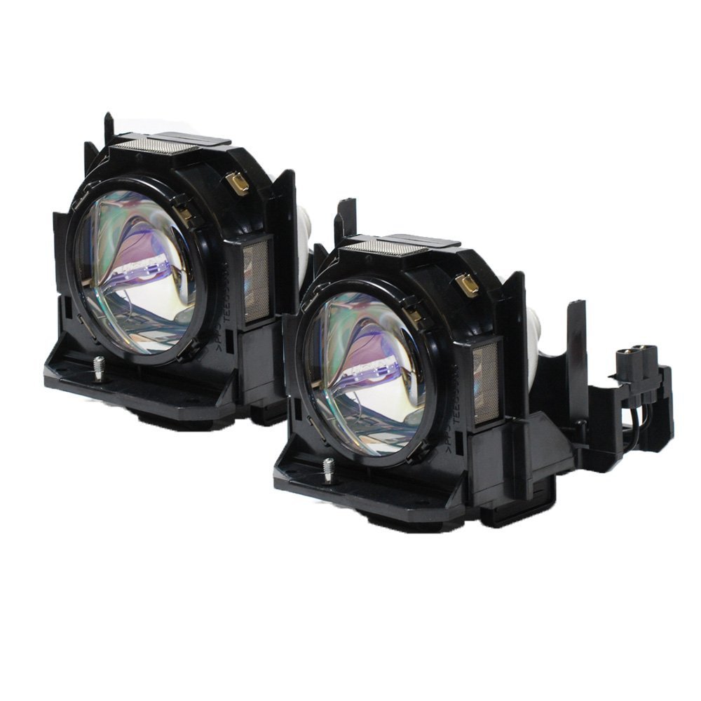 PHO Twin-Pack ET-LAD60W ET-LAD60AW Genuine Original Replacement Lamp/Bulb for Panasonic PT-D6000 D6000ELK D6000ELS D6000ES D6000LS D6000S D6000ULS D6000US (OEM Panasonic Bulb)